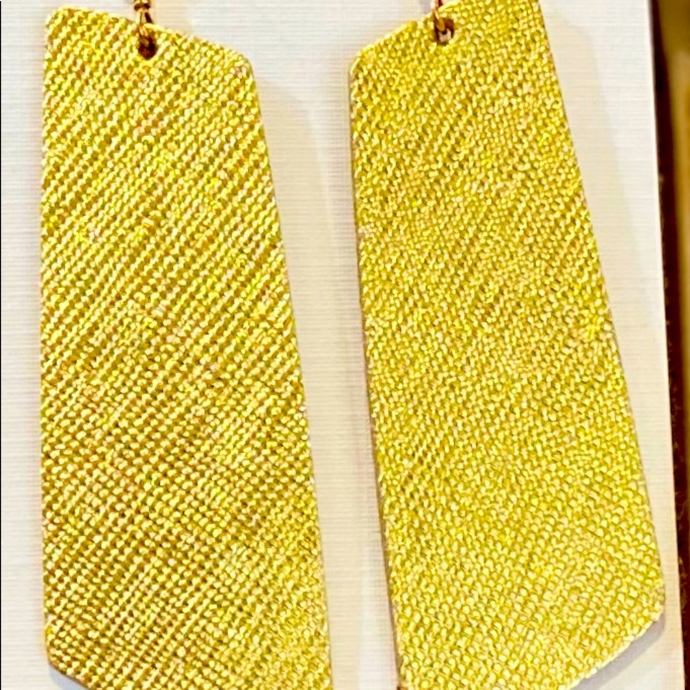 Nickel and Suede earrings